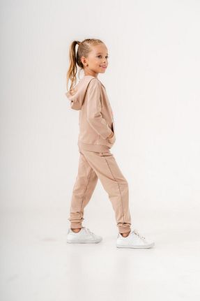 ست بالاتنه و پائین تنه بژ بچه گانه بافت Mışıl Kids - کد 849921040