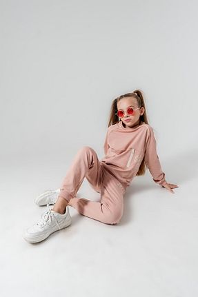 ست بالاتنه و پائین تنه بژ بچه گانه بافت Mışıl Kids - کد 849922815