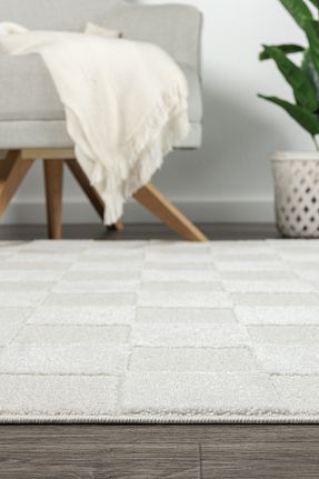 فرش بژ آنتی آلرژی Koza Halı - کد 855244545