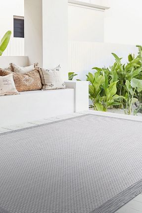 فرش طوسی قابل شستشو Koza Halı - کد 318252547