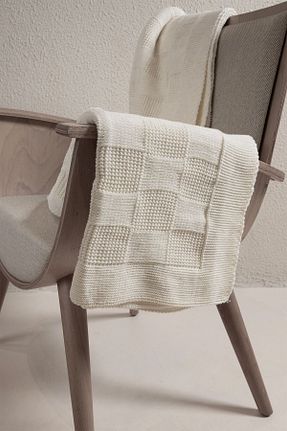 پتو تکنفره بژ پنبه ای Koza Home - کد 448220102