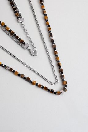 گردنبند استیل ( فولاد ) متالیک مردانه استیل ضد زنگ So Chic - کد 868534769