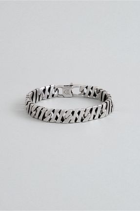 دستبند استیل (فولاد) متالیک مردانه استیل (فولاد) So Chic - کد 868534735