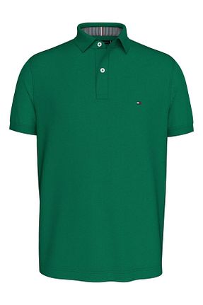 پولوشرت سبز مردانه پنبه ای Tommy Hilfiger - کد 844625816