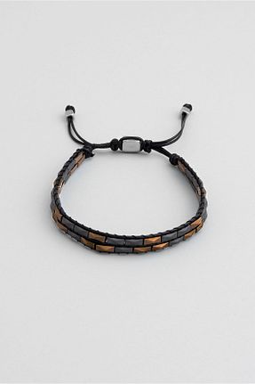 دستبند استیل (فولاد) مشکی مردانه استیل (فولاد) So Chic - کد 868534795