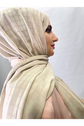 شال بژ زنانه کرپ ALDAİR - کد 868560290
