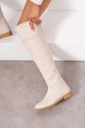 چکمه بژ زنانه جیر wolk shoes - کد 868576290