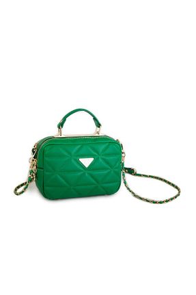 کیف پستچی سبز زنانه چرم مصنوعی Nas Bag - کد 735088234