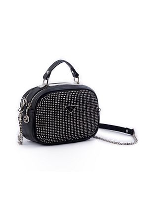 کیف پستچی مشکی زنانه چرم مصنوعی Nas Bag - کد 802923840