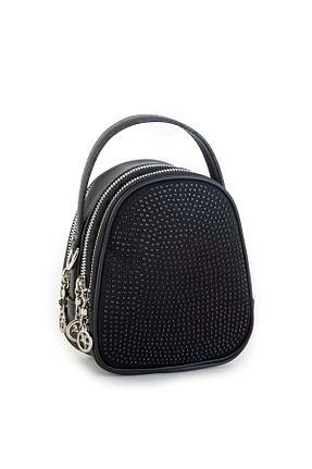 کیف پستچی مشکی زنانه چرم مصنوعی Nas Bag - کد 684473539