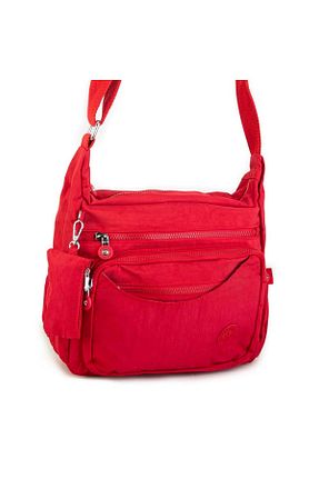 کیف پستچی قرمز زنانه پارچه ای Nas Bag - کد 729031266