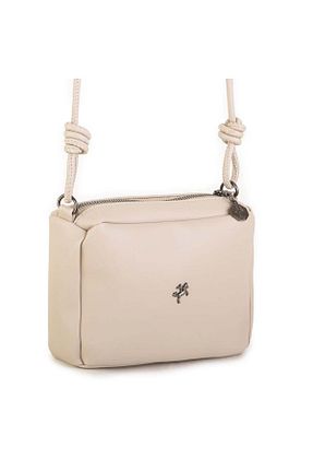 کیف پستچی بژ زنانه چرم مصنوعی Nas Bag - کد 684473129