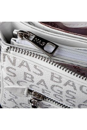 کیف پستچی سفید زنانه چرم مصنوعی Nas Bag - کد 846468582