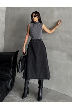 دامن مشکی زنانه جین Swet Shop Jeans - کد 868587189