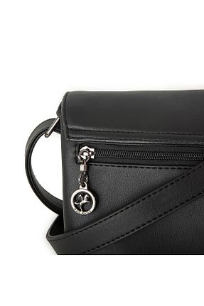 کیف پستچی مشکی زنانه چرم مصنوعی Nas Bag - کد 822694471