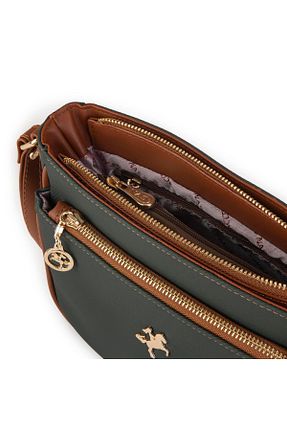 کیف پستچی سبز زنانه چرم مصنوعی Nas Bag - کد 759770237