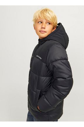 کاپشن مشکی بچه گانه رگولار Jack & Jones - کد 869222194