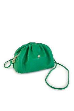 کیف پستچی سبز زنانه چرم مصنوعی Nas Bag - کد 729035475