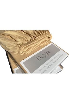 ست ملحفه دونفره بژ Penye Devita Home - کد 868587613