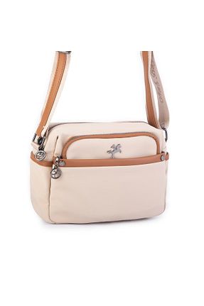 کیف پستچی بژ زنانه چرم مصنوعی Nas Bag - کد 842755900