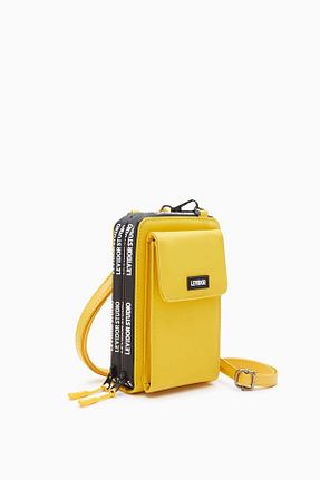 کیف دوشی زرد زنانه پلی اورتان Levidor - کد 868610745