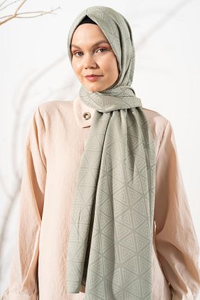 شال سبز زنانه پلی استر JAWEL - کد 868592243