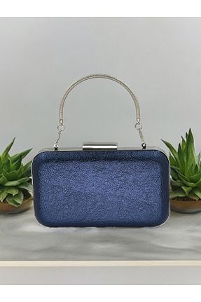 کیف مجلسی سرمه ای زنانه فلزی MidStore - کد 935018419