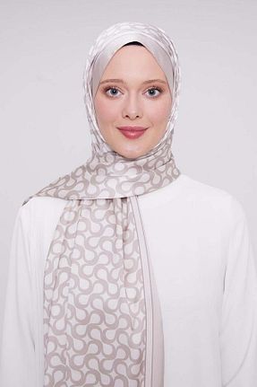 شال قهوه ای زنانه پنبه ای Levidor - کد 868612893