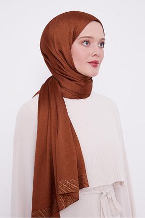 شال نارنجی زنانه پلی استر Levidor - کد 868619213