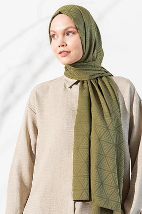 شال خاکی زنانه پلی استر JAWEL - کد 868592256
