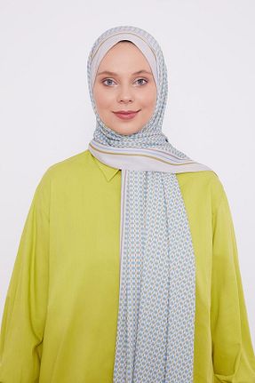 شال قهوه ای زنانه پلی استر Levidor - کد 868609720