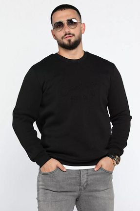 سوئیشرت مشکی مردانه ساده MİSHAR İTALİA - کد 868627678