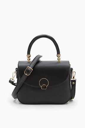 کیف دوشی مشکی زنانه چرم مصنوعی Levidor - کد 921832364