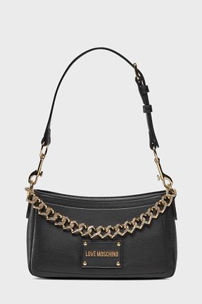 کیف دوشی مشکی زنانه پلی اورتان Love Moschino - کد 809001536