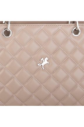 کیف دستی بژ زنانه سایز متوسط Nas Bag - کد 868624157