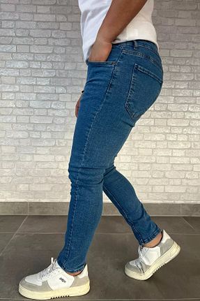 شلوار جین آبی مردانه پاچه تنگ MİSHAR İTALİA - کد 868630105