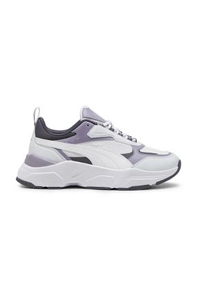 کفش پیاده روی طوسی زنانه چرم اصل Puma - کد 838694414