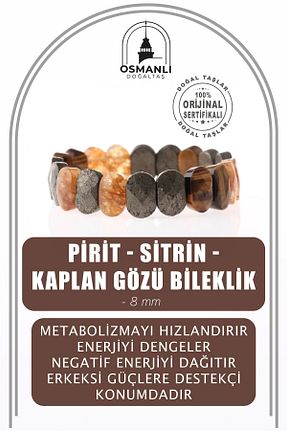 دستبند جواهر رنگی زنانه سنگ طبیعی OSMANLI DOĞAL TAŞ - کد 318337170