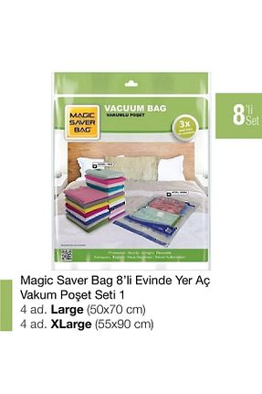خورجین سفید پلاستیک Magic Saver Bag - کد 31525977