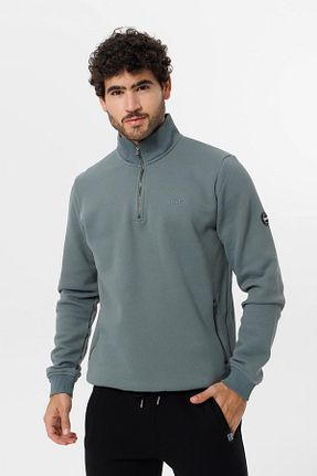 سوئیشرت اسپرت سبز مردانه اسلیم فیت Escetic - کد 868658173