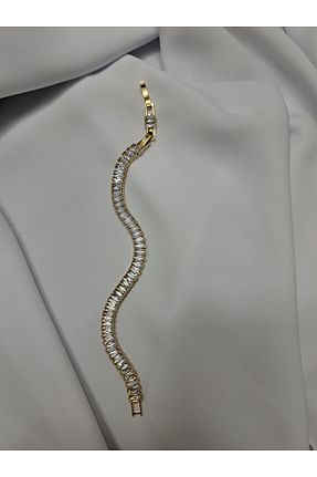 دستبند استیل (فولاد) طلائی زنانه استیل (فولاد) Star Shine - کد 868679004