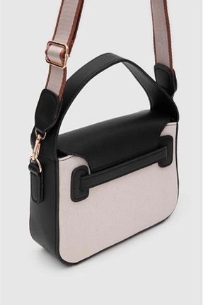 کیف پستچی مشکی زنانه چرم مصنوعی BAGzy - کد 868692935