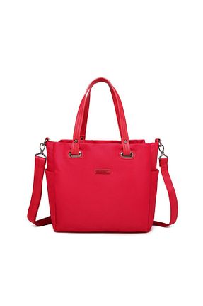 کیف دوشی قرمز زنانه پارچه ای BARCELONA 21K - کد 259992290