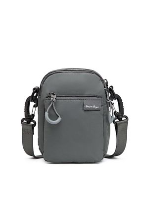 کیف پستچی طوسی زنانه پارچه ای Smart Bags - کد 445849412