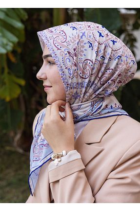 شال رنگی زنانه پنبه پلی استر MODA - کد 869300715
