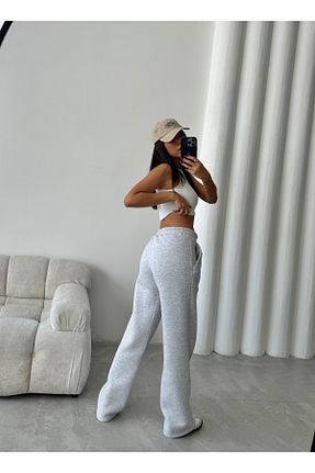 تیشرت طوسی زنانه رگولار Butik - کد 868705619