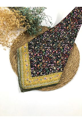 روسری مشکی پنبه ای Kamelya - کد 869323659