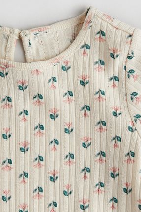 تیشرت بژ بچه گانه رگولار H&M - کد 868753507