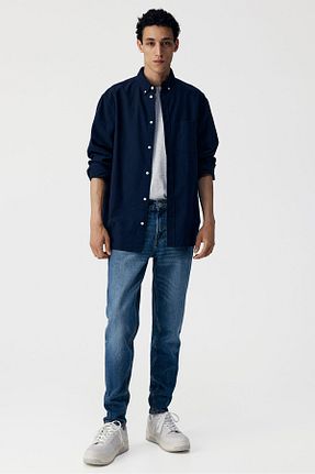 شلوار جین آبی مردانه رگولار H&M - کد 868753523