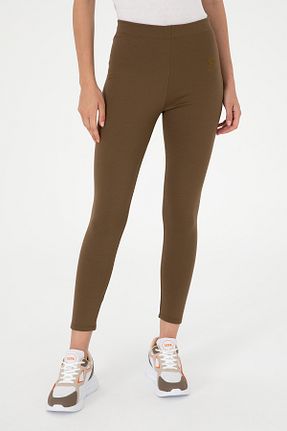 ساق شلواری خاکی زنانه بافتنی U.S. Polo Assn. - کد 859914926
